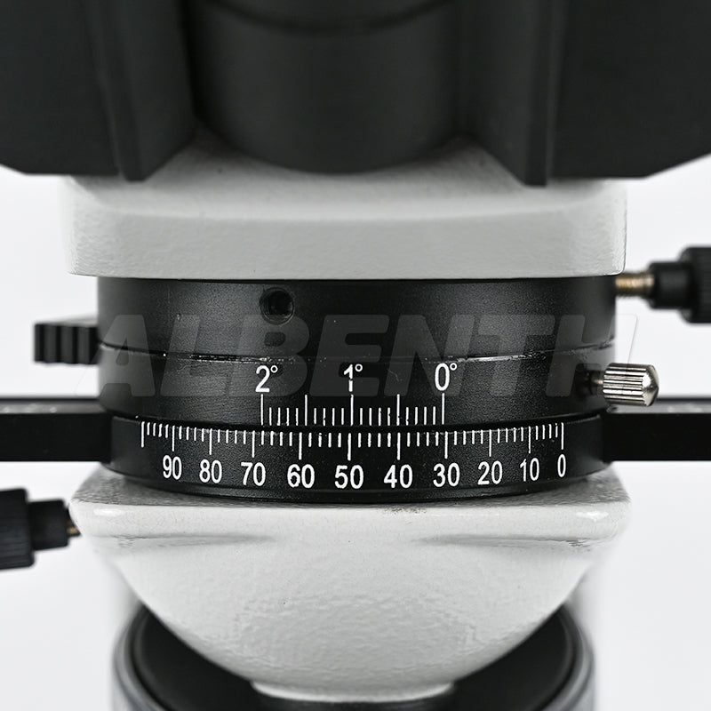Albenth 40X-1000X Trinocular Polarizing Microscope