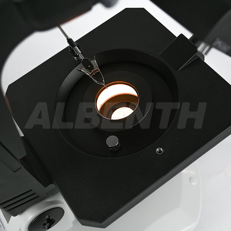 Albenth Professional Gemology Microscope Stand with Reflected 7W Fluorescent Lamp