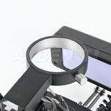 VG2 Diamond/Jewelry Metal Unique Adjustable Microscope Stand With Darkfield Attachment Transmission and Reflection Light
