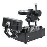 VG2 Diamond/Jewelry Metal Unique Adjustable Microscope Stand With Darkfield Attachment Transmission and Reflection Light