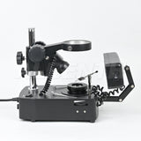 VG2 Diamond/Jewelry Metal Unique Adjustable Microscope Stand With Darkfield Attachment Transmission and Reflection Light