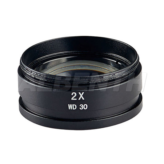 2x Lente ausiliaria per microscopi stereo serie ZM e NZM (48mm)