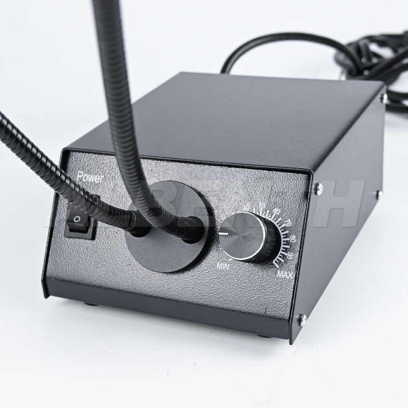 Albenth 6W High Intensity Dual Gooseneck Microscope LED Light Source