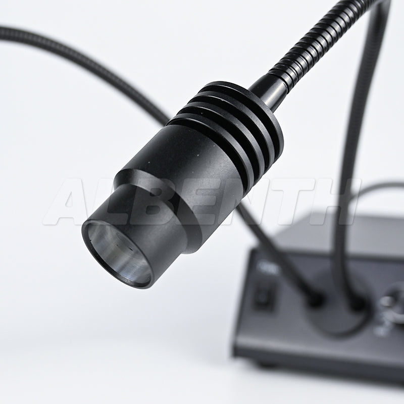 Albenth 6W High Intensity Dual Gooseneck Microscope LED Light Source