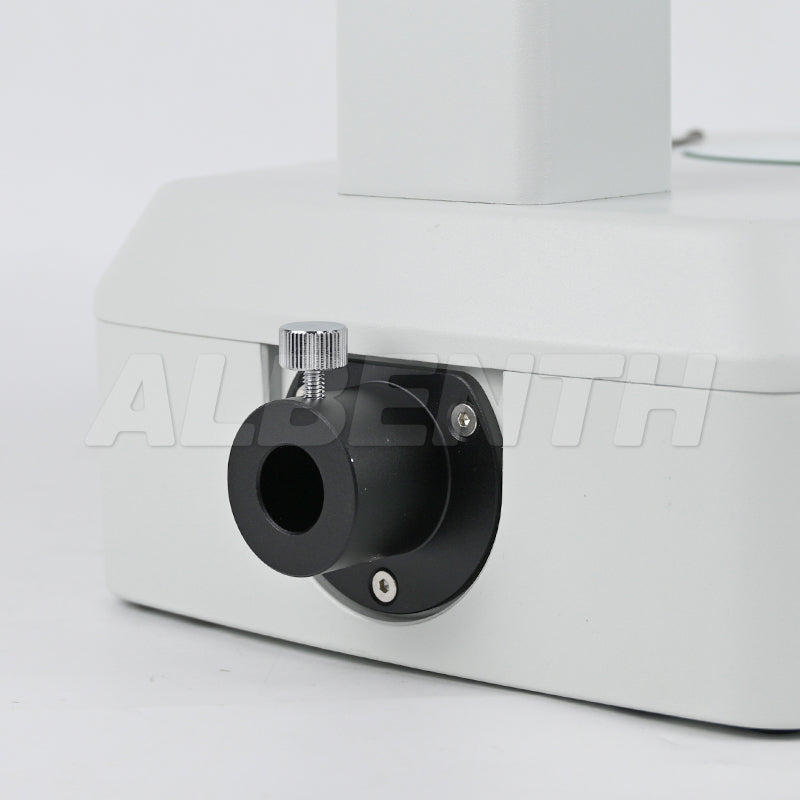VL-2FLS Brightfield And Darkfield Diascopic 5W Fiber Diascopic Illumination Microscope Stand With 360° Rotating Mirror