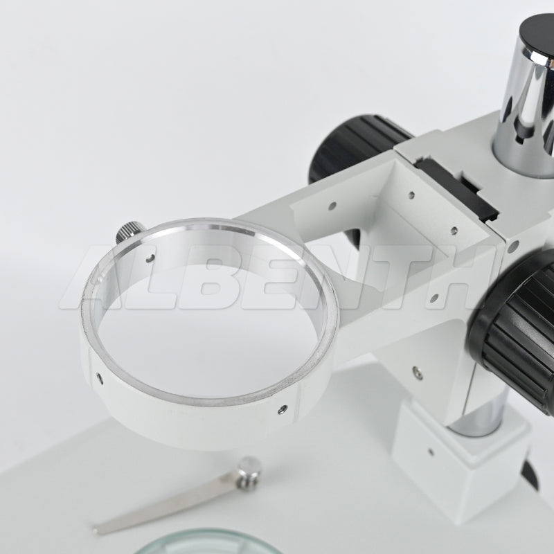 VL-2FLS Brightfield And Darkfield Diascopic 5W Fiber Diascopic Illumination Microscope Stand With 360° Rotating Mirror