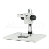 Soporte de mesa de microscopio super grande - 76 estante de enfoque y placa de trabajo blanca / negra