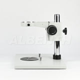 Soporte de mesa de microscopio super grande - 76 estante de enfoque y placa de trabajo blanca / negra