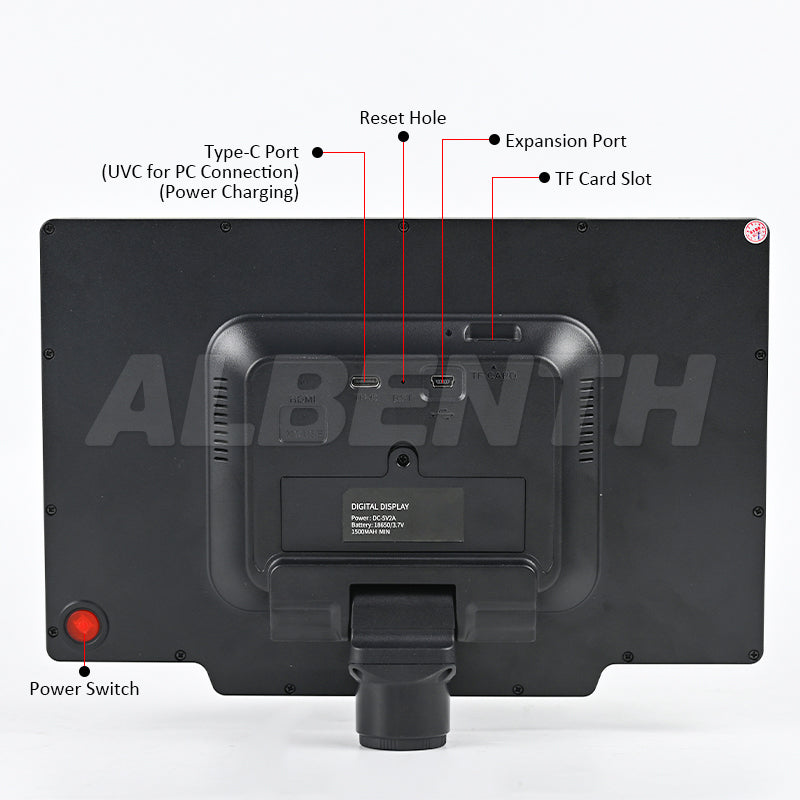 2MP/4MP 10.1 Inch IPS Microscope Camera Cost-effectiveness For School Education Laboratories