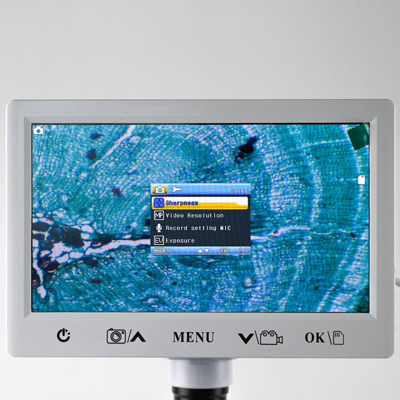 Albenth 7 inch LCD HD Screen Microscope Camera 2.0MP 1080P TF Card or PC Output Digital Microscope Camera With Screen