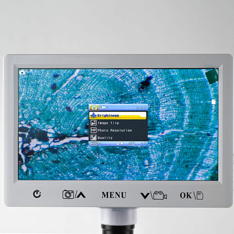Albenth 7 inch LCD HD Screen Microscope Camera 2.0MP 1080P TF Card or PC Output Digital Microscope Camera With Screen