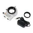Albenth 78 New Design LED Microscope Ring Light With 4-Zone Divided Segments Touch-Control For Stereo Microscope