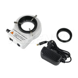 Albenth 78 New Design LED Microscope Ring Light With 4-Zone Divided Segments Touch-Control For Stereo Microscope