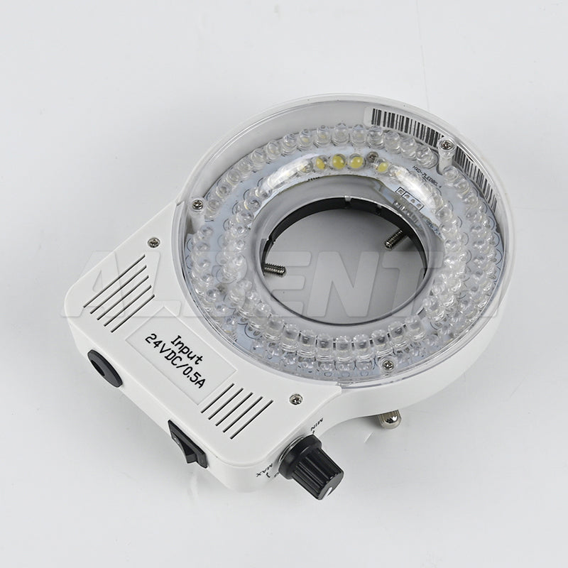 Albenth 78 New Design LED Microscope Ring Light With 4-Zone Divided Segments Touch-Control For Stereo Microscope
