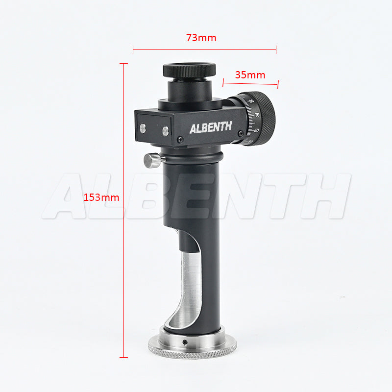 Albenth Portable 20X Portable Reading Microscope Brinell Microscope Handheld Measuring Microscope