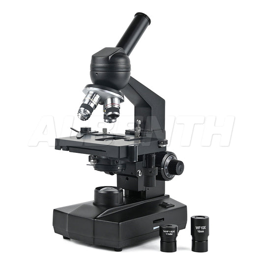 Albenth 40X-1600X Magnification Student Monocular Compound Biological Microscope