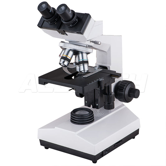 Microscopio binoculare composto biologico del piano 40x-1600x con illuminazione a LED