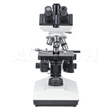 Albenth 40X-1600X Plan Biological Compound Trinocular Microscope with LED Illumination