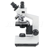Albenth 40X-1600X Plan Biological Compound Trinocular Microscope with LED Illumination