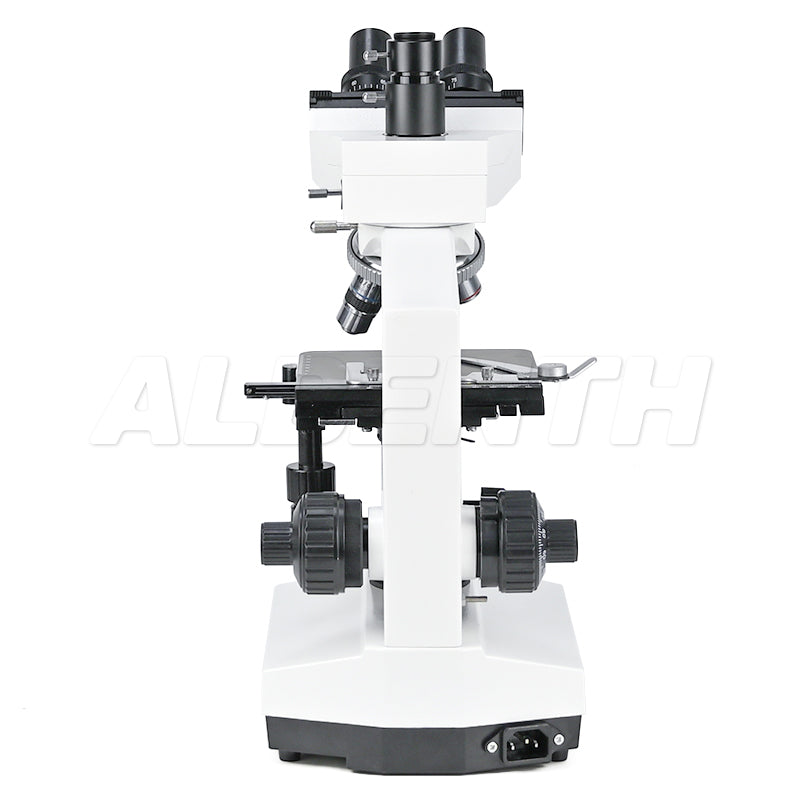 Albenth 40X-1600X Plan Biological Compound Trinocular Microscope with LED Illumination