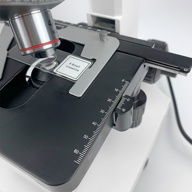 Albenth 40X-1600X FHD Digital Trinocular Biological Lab Microscope With 5MP Camera, 10X 16X Eyepieces, Micrometer Suitable For Laboratories, School Education, Hospital Testing