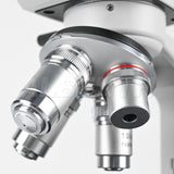 Albenth 2MP/4MP 10" Screen LCD Professional Digital Trinocular Biological Microscope, LED Light 40X-2500X Magnification, Two-Layer Mechanical Stage