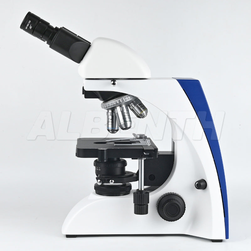 Albenth 40x-1000x Infinity Optical System Biological Binocular Microscope with LED Koehler Illumination and Quintuple Nosepiece