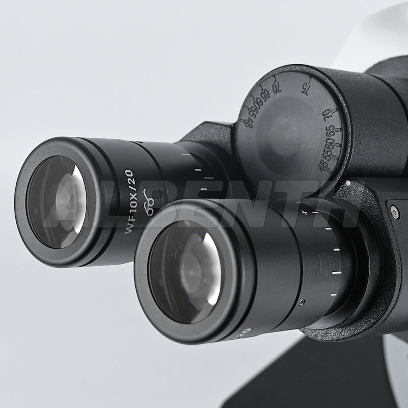 Albenth 40x-1000x Infinity Optical System Biological Binocular Microscope with LED Koehler Illumination and Quintuple Nosepiece