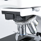 Albenth 40x-1000x Infinity Optical System Biological Binocular Microscope with LED Koehler Illumination and Quintuple Nosepiece