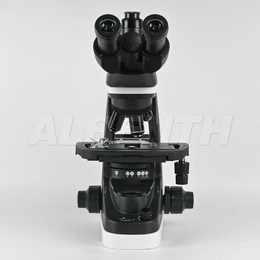 Albenth KHU-360T 40X-1000X Bright Field Infinity Trinocular Biological Microscope With Integrated Mechanical Stage LED Lamp Professional Microscope  For Medical Research Laboratory