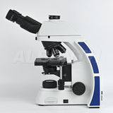 Albenth 40X-1000X Professional Trinocular Research Level Biological Microscope With Infinity Plan Achromatic Objective Coaxial Mechanical Stage LED Transmission Illuminator Koehler Condenser C-type Camera Adapter