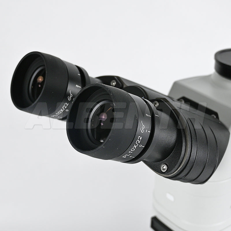 Albenth 40X-1000X Professional Trinocular Research Level Biological Microscope With Infinity Plan Achromatic Objective Coaxial Mechanical Stage LED Transmission Illuminator Koehler Condenser C-type Camera Adapter
