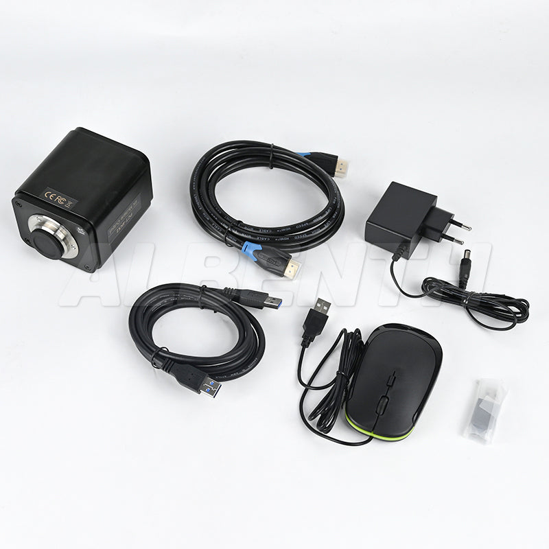 8MP 4K 60FPS Digital Microscope Camera With HDMI, WIFI, LAN, USB Output, Windows, OSx, Linux Systems