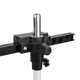 Single Gliding Arm Boom Stand with C-Clamp and 76mm Focus Block