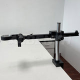 Single Gliding Arm Boom Stand with C-Clamp and 76mm Focus Block