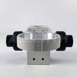 Microscopio estéreo Bloque de enfoque grueso y fino con anillo de foco de 76 mm de montaje en tubo de 32 mm