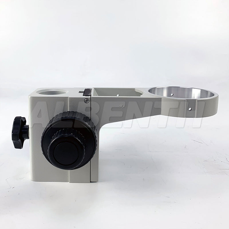 Microscopio estéreo Bloque de enfoque grueso y fino con anillo de foco de 76 mm de montaje en tubo de 32 mm