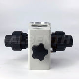 Microscopio estéreo Bloque de enfoque grueso y fino con anillo de foco de 76 mm de montaje en tubo de 32 mm
