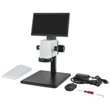 0.7X-4.5X Zoom Range Video Stereo Microscope Built-in 5MP Camera With 12 Inch LCD Screen
