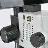 0.7X-4.5X Zoom Range Video Stereo Microscope Built-in 5MP Camera With 12 Inch LCD Screen