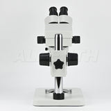 Albenth 7-45X Binocular Zoom Stereo Microscope Pillar Stand Microscope With 0.5X Auxiliary Lens