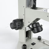 Microscope Track Stand With Coarse Fine Adjustment 76mm Focusing Rack Top and Bottom LED Light (Separate Dimmable) For Stereo Microscope