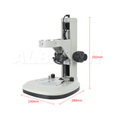 Microscope Track Stand With Coarse Fine Adjustment 76mm Focusing Rack Top and Bottom LED Light (Separate Dimmable) For Stereo Microscope