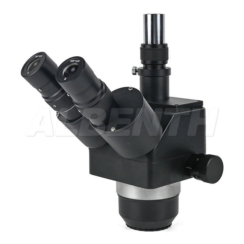 Albenth 10X-40X Black Microscope Head For Gemological Microscope