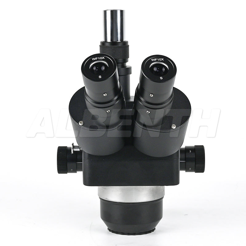 Albenth 10X-40X Black Microscope Head For Gemological Microscope