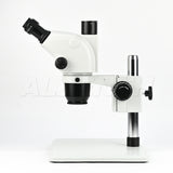 Albenth 6.5X-65X Stereo Trinocular Microscope with Super Large Microscope Table Stand