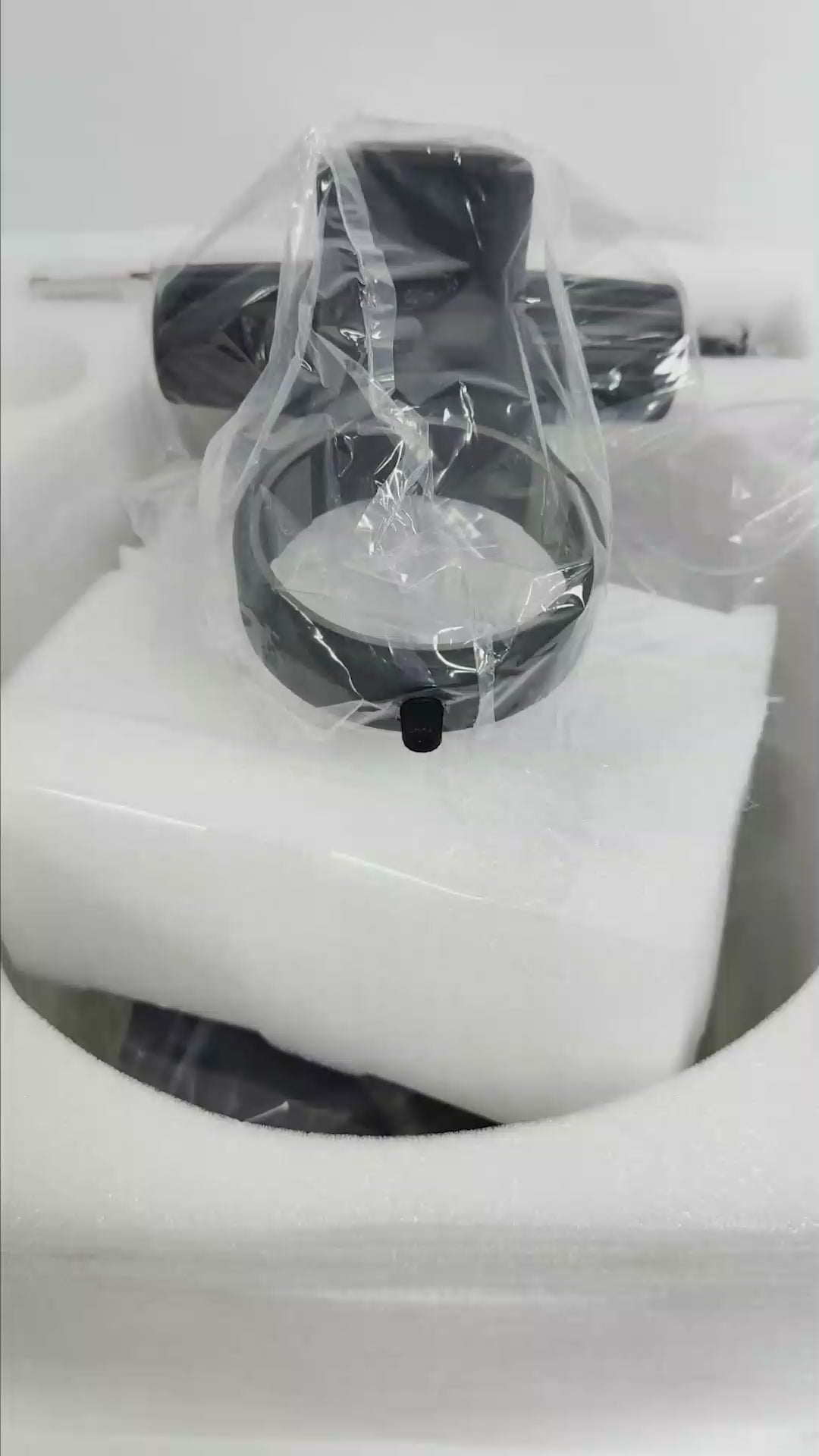 Rotating Gem Stereo Microscope Stand with Darkfield Stage Transmitted and Incident Light, Tiltable 325° Rotatable Base