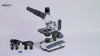 SWIFT SW350T 40X-2500X Biological Trinocular Microscope With 10X 25X Eyepieces, Mechanical Stage, Abbe Condenser
