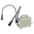 led fiber optic dual gooseneck lights microscope illuminator