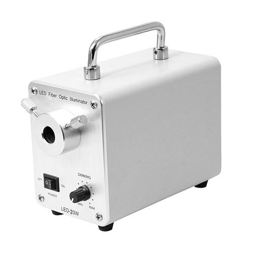 50w led fiber optic dual gooseneck lights microscope illuminator